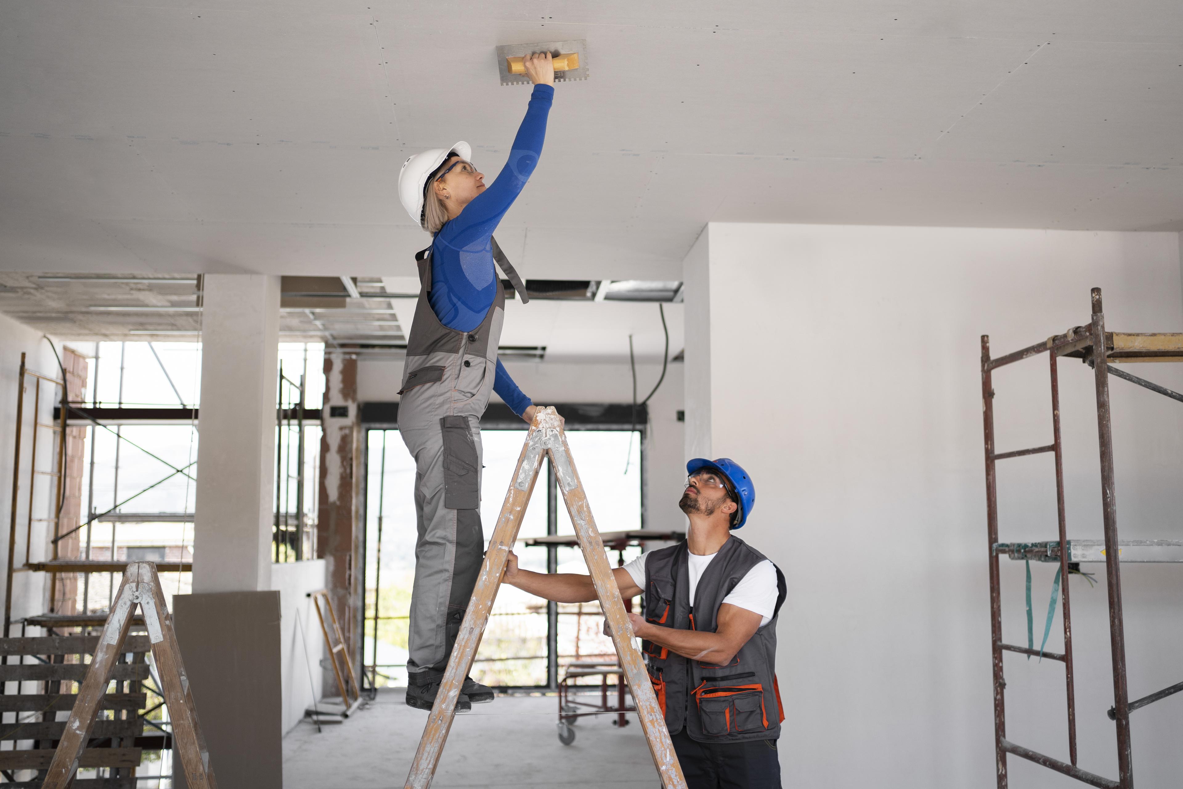Popcorn Ceiling Removal & Repair